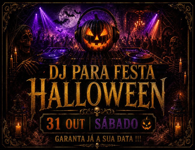 Equipamentos incluídos em cada pacote Halloween - Padoma Eventos
