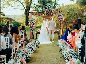 DJ para cerimônia de casamento ao ar livre em sítio ou fazenda com som premium - Padoma Eventos