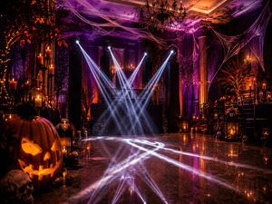 Sonorização e iluminação profissional para baladinha Halloween - Padoma Eventos