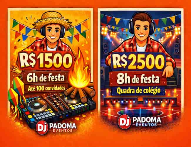 DJ para festa junina em escola de alto padrão em São Paulo - Padoma Eventos