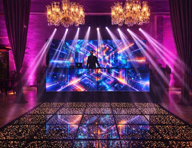 Sistema de projeção em painel de led de alto padrão em São Paulo - Padoma Eventos