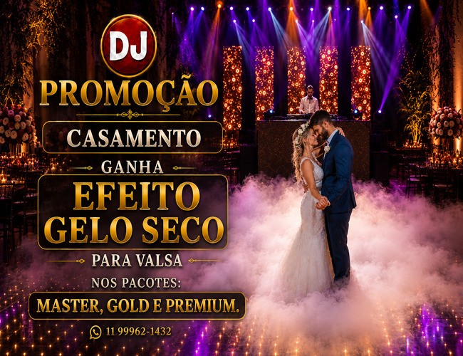 Promoção Efeito Gelo Seco para valsa casamento - Padoma Eventos