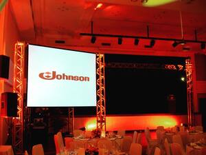 Projeção mapeada e telões para eventos empresariais - Padoma Eventos
