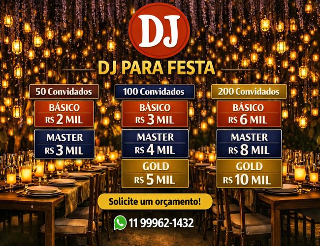 pacotes de preço de dj para Festa de confraternização de empresa em São Paulo - Padoma Eventos